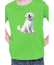 Детска Тениска Funny Dogs Breeds Kuvasz