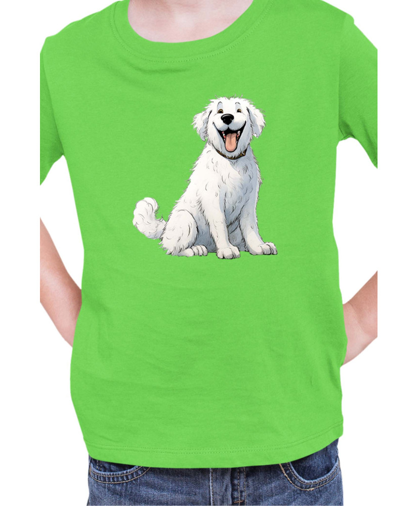 Детска Тениска Funny Dogs Breeds Kuvasz