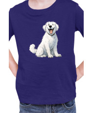 Детска Тениска Funny Dogs Breeds Kuvasz