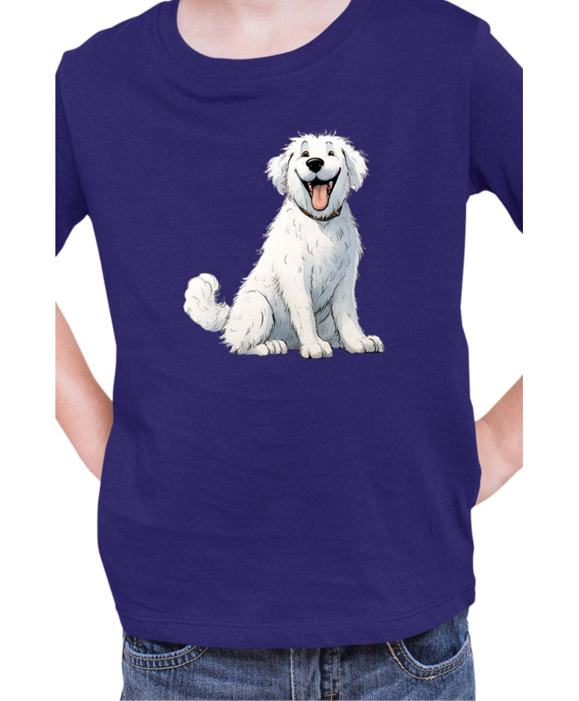 Детска Тениска Funny Dogs Breeds Kuvasz