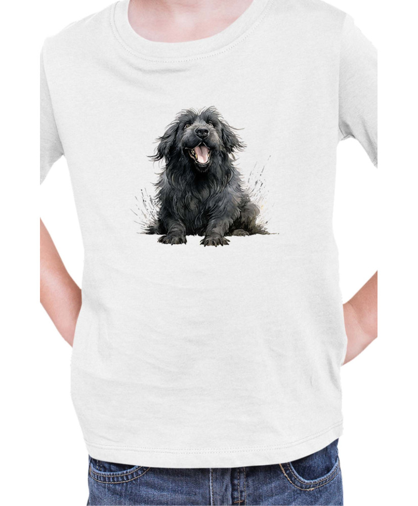 Детска Тениска Funny Dogs Breeds Newfoundland