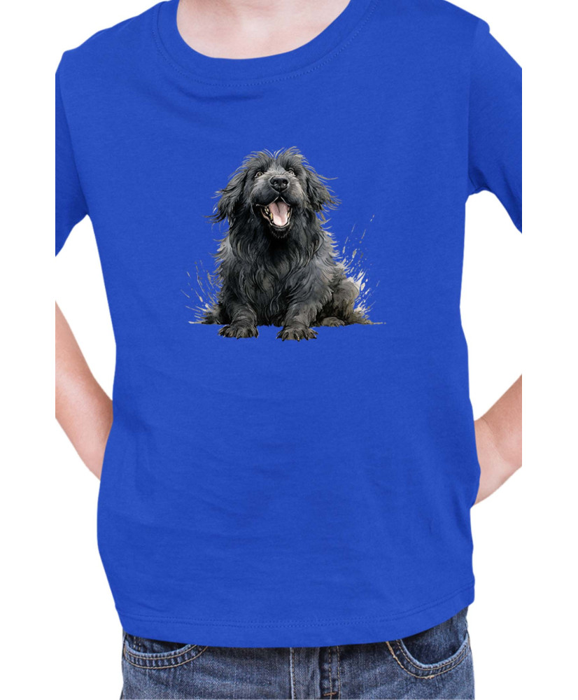 Детска Тениска Funny Dogs Breeds Newfoundland