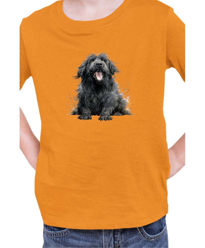 Детска Тениска Funny Dogs Breeds Newfoundland