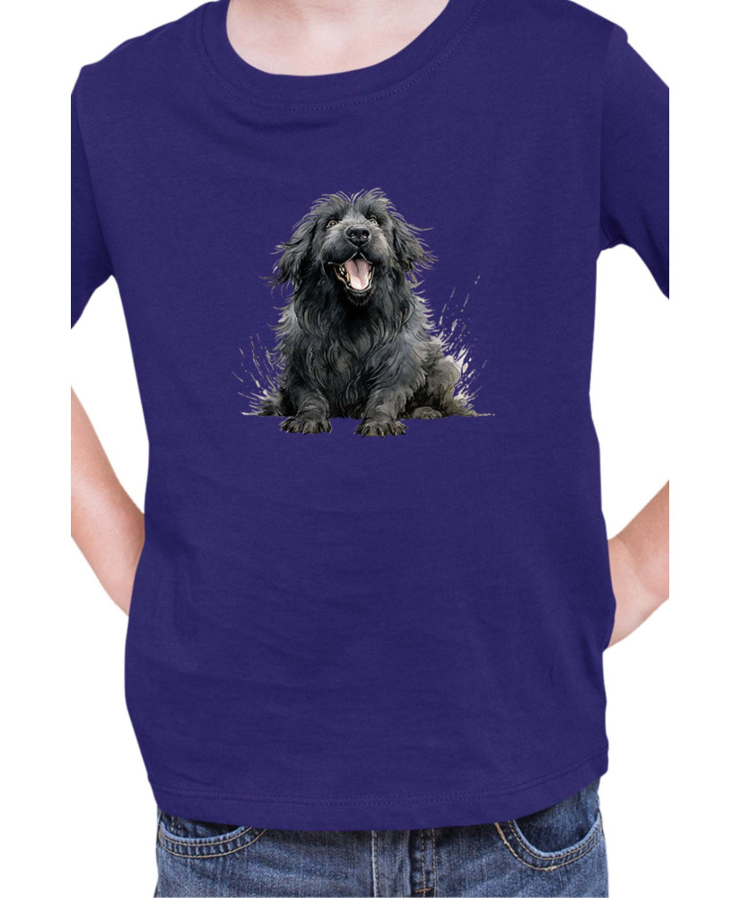 Детска Тениска Funny Dogs Breeds Newfoundland