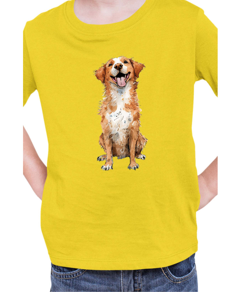 Детска Тениска Funny Dogs Breeds Novia Scotia Duck Tolling Retriever
