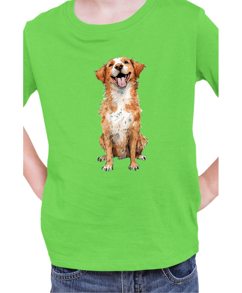 Детска Тениска Funny Dogs Breeds Novia Scotia Duck Tolling Retriever