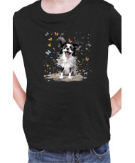Детска Тениска Funny Dogs Breeds Papillon