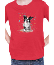 Детска Тениска Funny Dogs Breeds Papillon