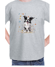 Детска Тениска Funny Dogs Breeds Papillon