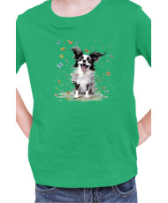 Детска Тениска Funny Dogs Breeds Papillon