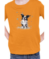 Детска Тениска Funny Dogs Breeds Papillon