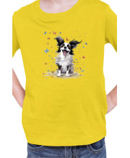 Детска Тениска Funny Dogs Breeds Papillon