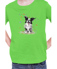 Детска Тениска Funny Dogs Breeds Papillon