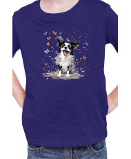 Детска Тениска Funny Dogs Breeds Papillon