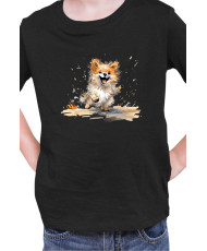 Детска Тениска Funny Dogs Breeds Pomeranian