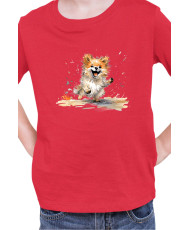 Детска Тениска Funny Dogs Breeds Pomeranian