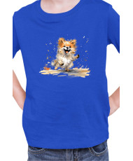 Детска Тениска Funny Dogs Breeds Pomeranian
