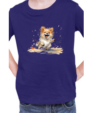 Детска Тениска Funny Dogs Breeds Pomeranian