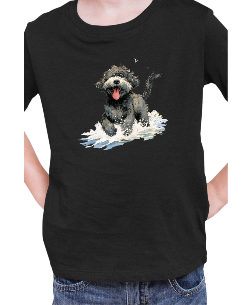 Детска Тениска Funny Dogs Breeds Portugese Water Dog