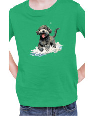 Детска Тениска Funny Dogs Breeds Portugese Water Dog