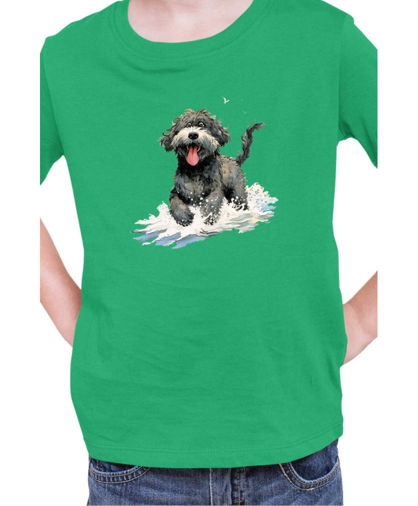 Детска Тениска Funny Dogs Breeds Portugese Water Dog
