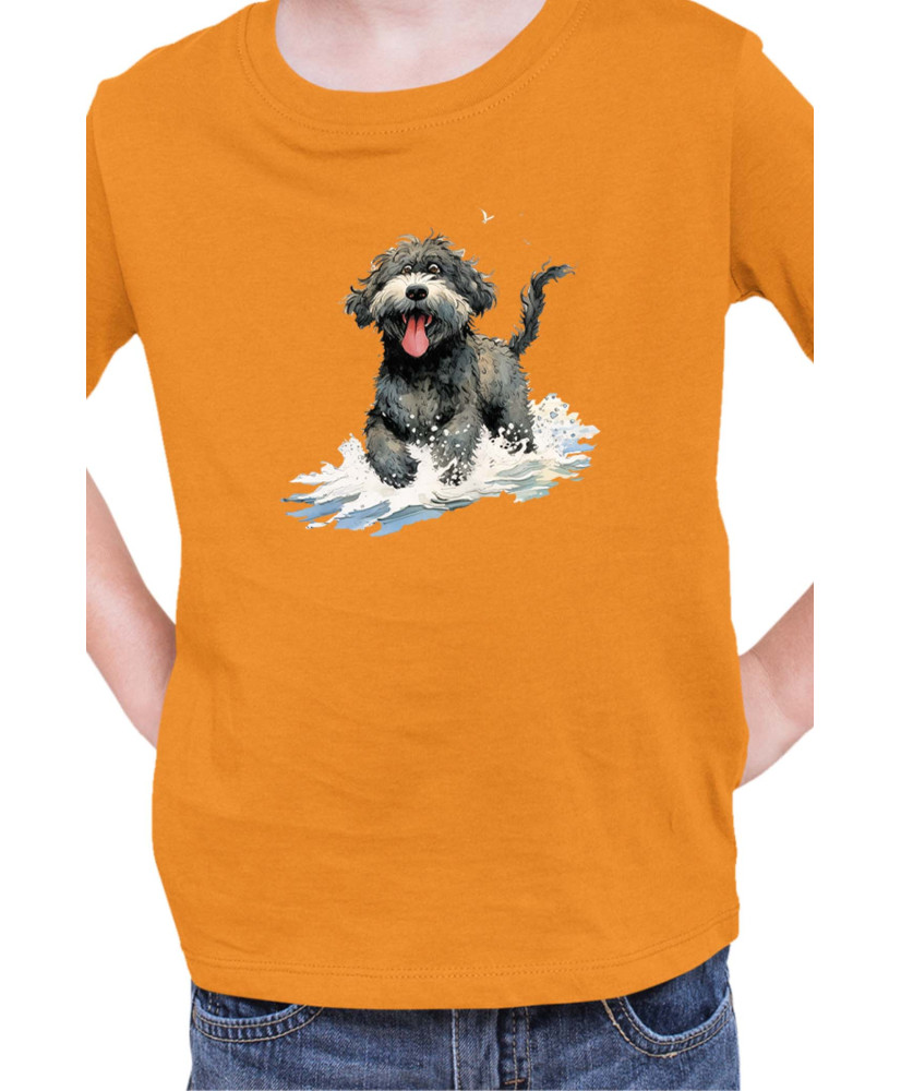 Детска Тениска Funny Dogs Breeds Portugese Water Dog