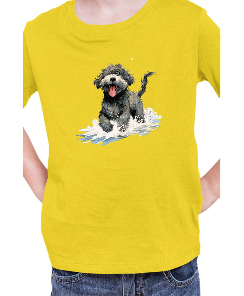 Детска Тениска Funny Dogs Breeds Portugese Water Dog