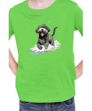 Детска Тениска Funny Dogs Breeds Portugese Water Dog