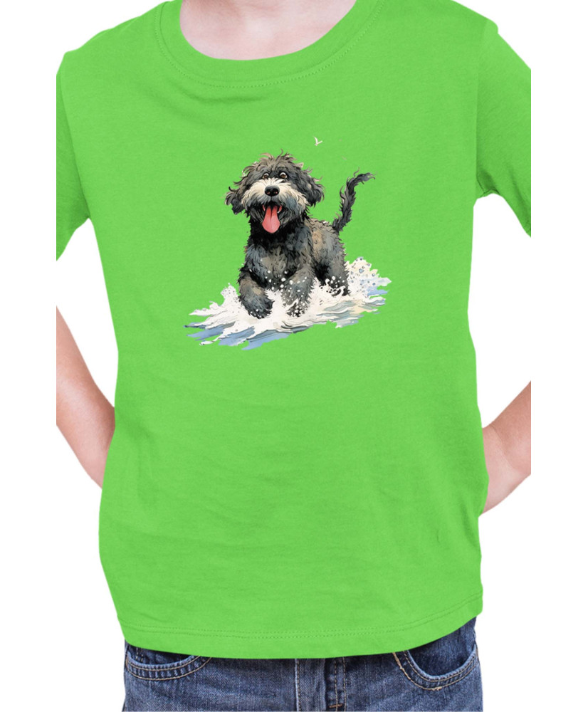 Детска Тениска Funny Dogs Breeds Portugese Water Dog