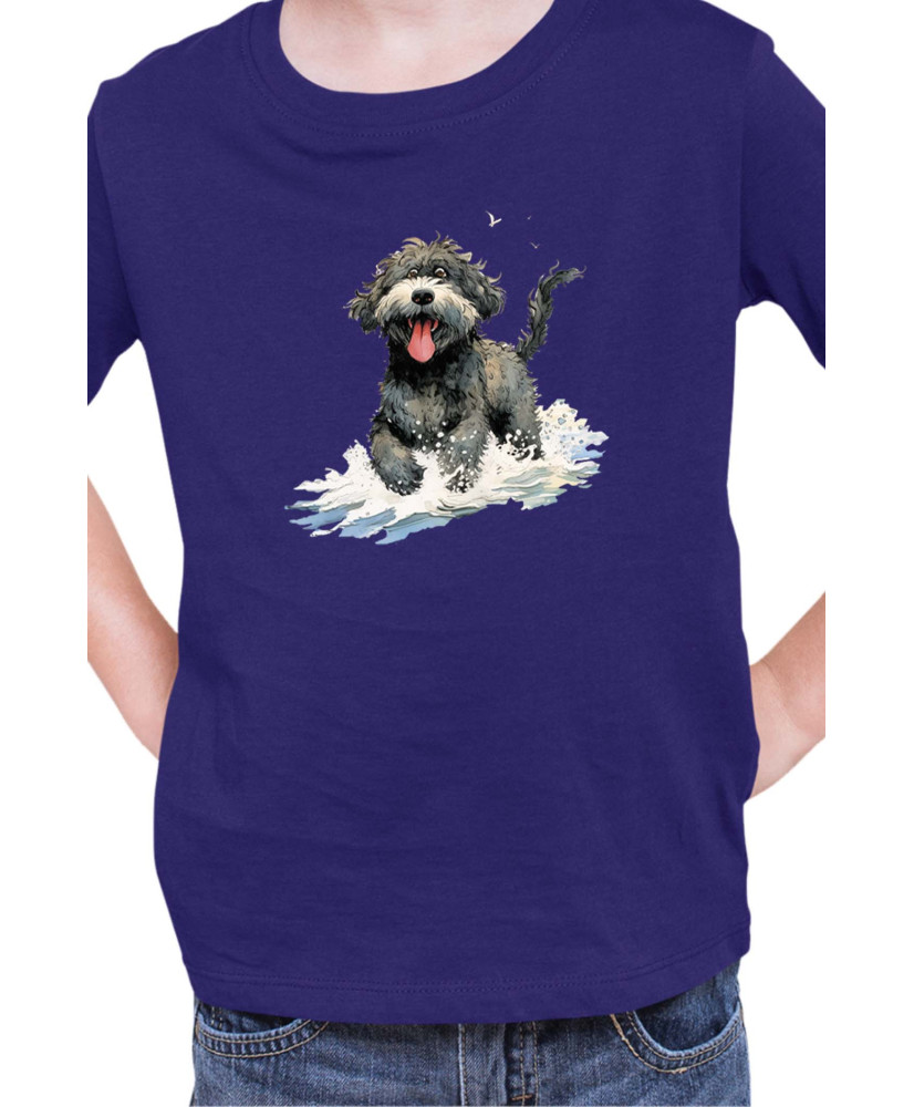 Детска Тениска Funny Dogs Breeds Portugese Water Dog