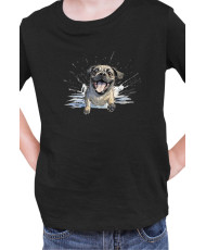Детска Тениска Funny Dogs Breeds Pug 01