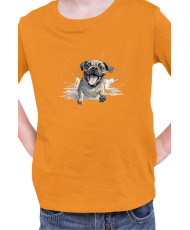 Детска Тениска Funny Dogs Breeds Pug 01