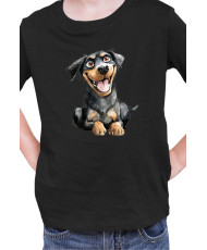 Детска Тениска Funny Dogs Breeds Rottweiler