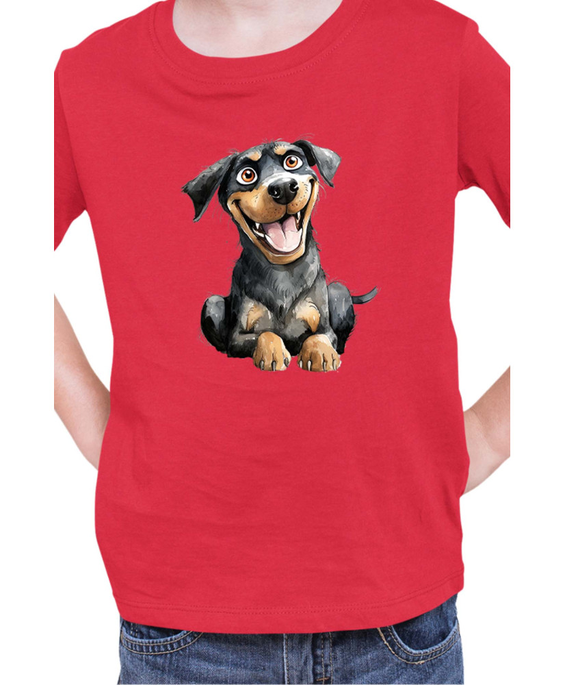 Детска Тениска Funny Dogs Breeds Rottweiler