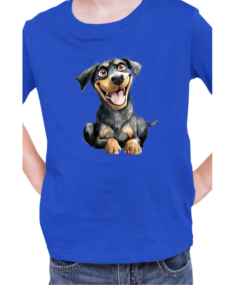 Детска Тениска Funny Dogs Breeds Rottweiler