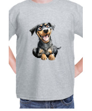 Детска Тениска Funny Dogs Breeds Rottweiler