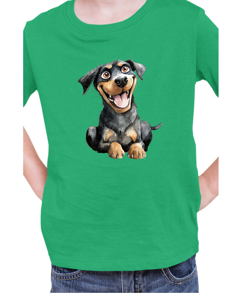 Детска Тениска Funny Dogs Breeds Rottweiler