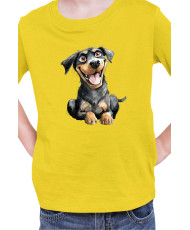 Детска Тениска Funny Dogs Breeds Rottweiler