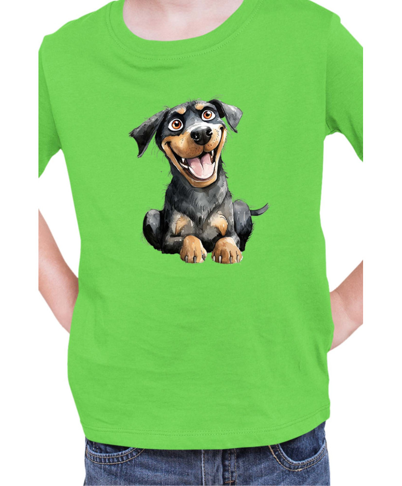 Детска Тениска Funny Dogs Breeds Rottweiler