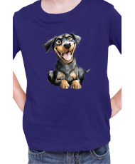 Детска Тениска Funny Dogs Breeds Rottweiler