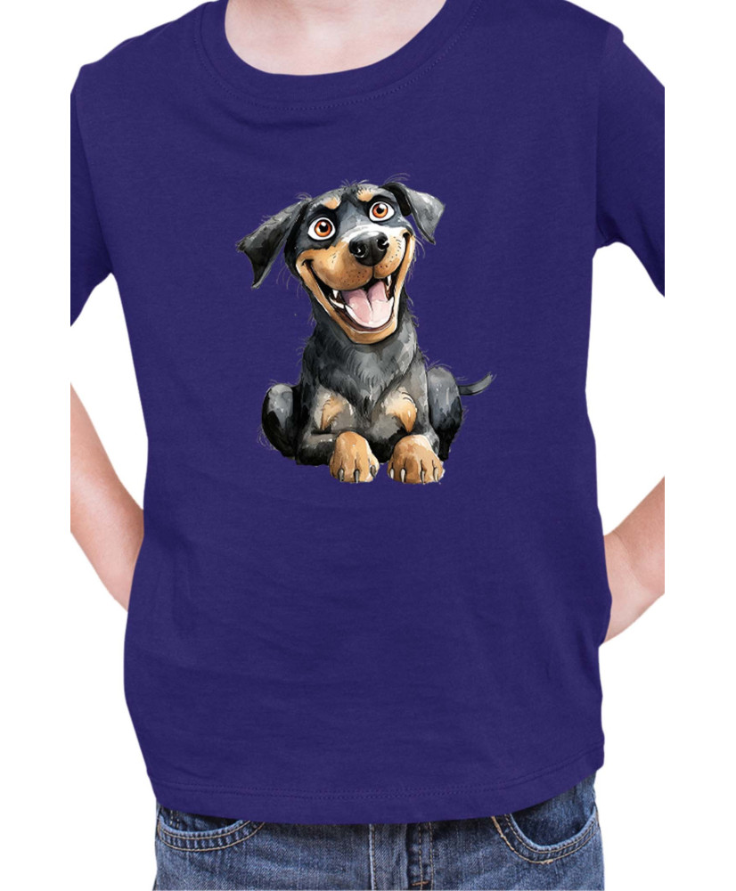 Детска Тениска Funny Dogs Breeds Rottweiler