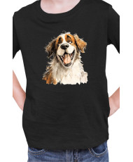 Детска Тениска Funny Dogs Breeds Saint Bernard