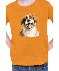 Детска Тениска Funny Dogs Breeds Saint Bernard