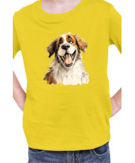 Детска Тениска Funny Dogs Breeds Saint Bernard