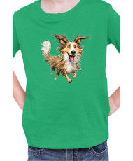 Детска Тениска Funny Dogs Breeds Shetland Sheepdog