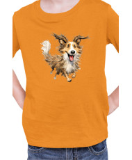 Детска Тениска Funny Dogs Breeds Shetland Sheepdog