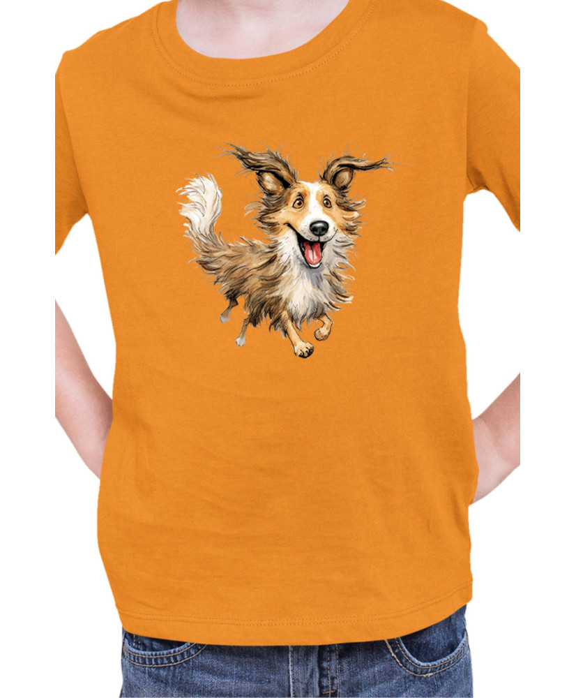 Детска Тениска Funny Dogs Breeds Shetland Sheepdog