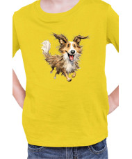 Детска Тениска Funny Dogs Breeds Shetland Sheepdog