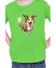 Детска Тениска Funny Dogs Breeds Shetland Sheepdog
