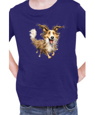 Детска Тениска Funny Dogs Breeds Shetland Sheepdog